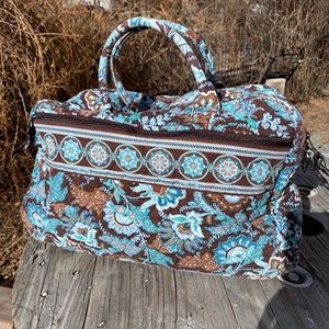Vera Bradley Duffle Bag in Java Blue